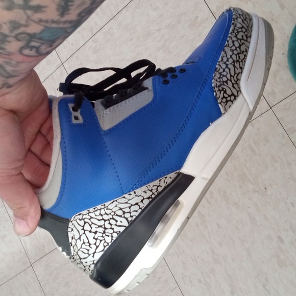 Jordan 3 blue - Picture 2 of 3